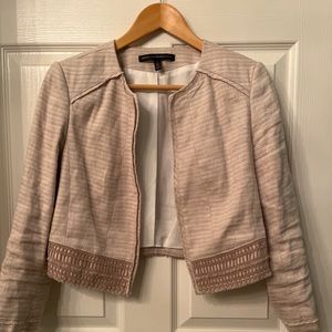 White House black market cropped jacket